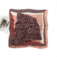 European And American New Fashion Geometric Printing Silk Scarf 70cm Square Scarf sku image 6