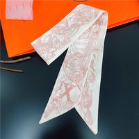 New Tarot Brand Silk Scarf 26 Letters Graffiti Hand-painted Printing Scarf sku image 24