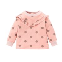 Autumn Girls' Fashion Tops Casual Middle And Small Children's Long-sleeved T-shirts Wholesale sku image 2