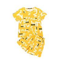 New Boys' Short-sleeved T-shirt Shorts Two-piece Suits Children's Casual Sportswear Suits sku image 1