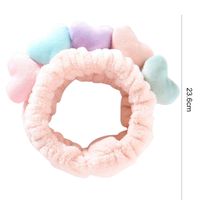 Cute Color Heart Plush Hairband Wholesale main image 3