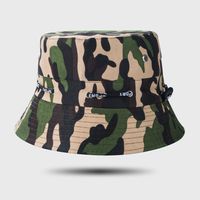 Fashion Personality Camouflage Fisherman Hat Male Flat-top Sun Protection Sunshade Hat sku image 1