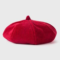 Autumn And Winter New Beret Female Retro Personality Octagonal Hat sku image 1