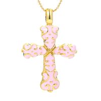 Dripping Oil Cross Female Simple Pendant Clavicle Chain Necklace Wholesale main image 5