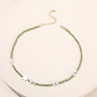 Special-shaped Pearl Star Clavicle Chain Hand-woven Bead Necklace main image 4