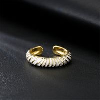 Europe And America Hot Sale Personalized Fashion Dripping Oil Opening Ring Copper Jewelry main image 3