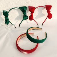 Fashion Solid Color Pu Leather Bright Color Headband Wholesale main image 2