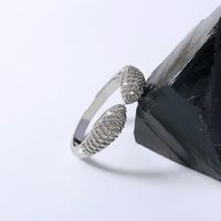 Opening Can Be Adjusted Inlaid With Zircon Snake-shaped Ring main image 3