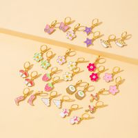 New Creative Small Butterfly Flower Ear Clip Jewelry main image 1