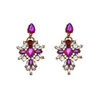 Exaggerated Gem Jewelry Fashion Creative Exquisite Simple Diamond Earrings Wholesale main image 6