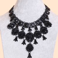 Nouveau Collier Sauvage De Chaîne De Clavicule De Gemme De Grand Nom De Personnalité Américaine main image 3