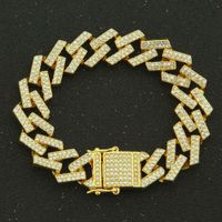 Bracelet En Alliage En Forme De Diamant Avec Diamants Colorés Et Géométriques À La Mode sku image 1