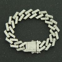 Bracelet En Alliage En Forme De Diamant Avec Diamants Colorés Et Géométriques À La Mode sku image 2