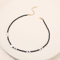 Special-shaped Pearl Star Clavicle Chain Hand-woven Bead Necklace sku image 1