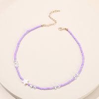 Special-shaped Pearl Star Clavicle Chain Hand-woven Bead Necklace sku image 4