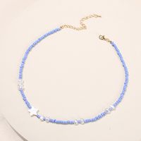 Special-shaped Pearl Star Clavicle Chain Hand-woven Bead Necklace sku image 5