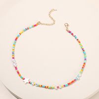 Special-shaped Pearl Star Clavicle Chain Hand-woven Bead Necklace sku image 7