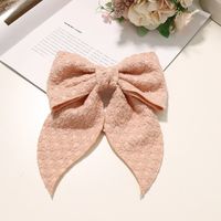 Autumn And Winter Simple Hairpin Rhinestone Pearl Fabric Hair Accessories Bow Hairpin sku image 6
