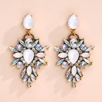 Exaggerated Gem Jewelry Fashion Creative Exquisite Simple Diamond Earrings Wholesale sku image 4