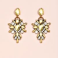 Exaggerated Gem Jewelry Fashion Creative Exquisite Simple Diamond Earrings Wholesale sku image 5