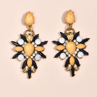 Exaggerated Gem Jewelry Fashion Creative Exquisite Simple Diamond Earrings Wholesale sku image 10