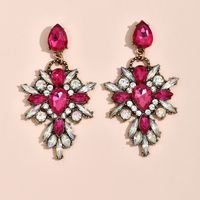Exaggerated Gem Jewelry Fashion Creative Exquisite Simple Diamond Earrings Wholesale sku image 12