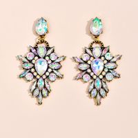 Übertriebener Edelsteinschmuck Mode Kreative Exquisite Einfache Diamantohrringe Großhandel sku image 13