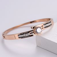 Fashion Geometric Glossy Bracelet Stainless Steel Jewelry sku image 3