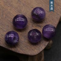 Natural Crystal Agate Jade Loose Beads 10mm Round Beads Large Holes Beads Jewelry Accessories sku image 1