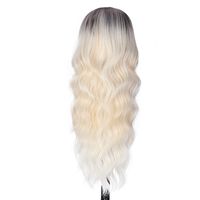 White Ladies Wig Long Gradient Lightlace Wig main image 5