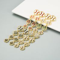 Korean Simple Diamond Earrings main image 1
