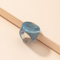 Fashion Retro Acetate Acrylic Ring main image 4