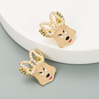 New Cute Animal Exaggerated Earrings main image 4