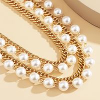 Hip-hop Imitation Pearl Waist Chain main image 5