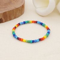 Bohemian Rainbow Bead Bracelet main image 1