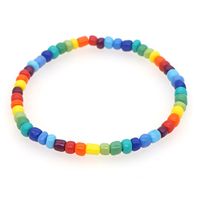 Bohemian Rainbow Bead Bracelet main image 4