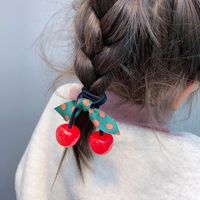 Cute Big Cherry Bow Hair Rope main image 5