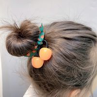 Cute Big Cherry Bow Hair Rope main image 4