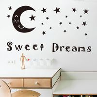 Creative  English Proverbs Star Moon Wall Stickers main image 6