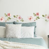 New Simple Vine Flowers Wall Stickers main image 1