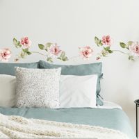 New Simple Vine Flowers Wall Stickers main image 2