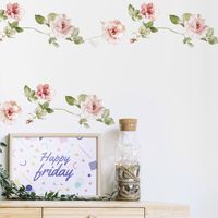 New Simple Vine Flowers Wall Stickers main image 3
