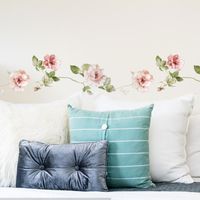 New Simple Vine Flowers Wall Stickers main image 6