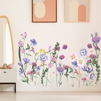 Nouveaux Stickers Muraux De Langue De Fleur De Plante De Mode main image 4