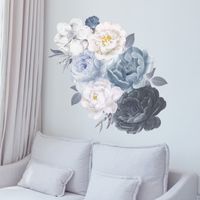 Fashion New Watercolor Wealthy Flower Wall Stickers main image 5