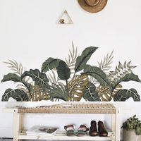 New Simple Tropical Plant Wall Stickers main image 3