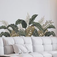 New Simple Tropical Plant Wall Stickers main image 5