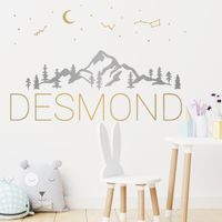 New Simple Constellation Moon Wall Stickers main image 4
