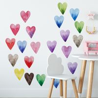 New Creative Watercolor Love Wall Stickers main image 3