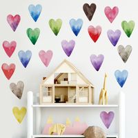 New Creative Watercolor Love Wall Stickers main image 5